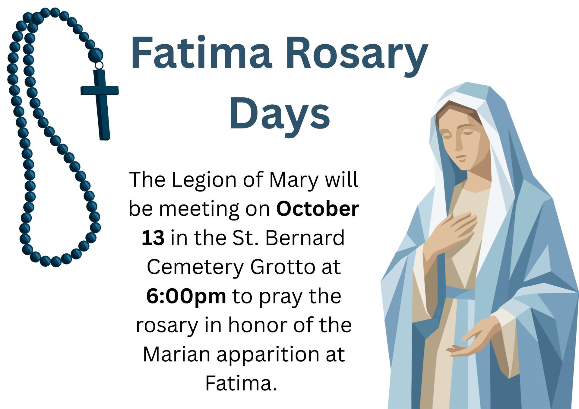 October Fatima Rosary